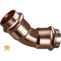 Copper Press Fitting Pipe 22 mm X 90 Contour V